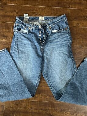 Levi's Women's Straight Leg Blue Denim Jeans